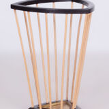 Restored MidCentury Beech Umbrella Stand, Revived Polish, Czechia, 1950s