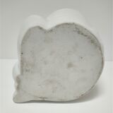 Anthropomorphic porcelain pot signed Baylac late nineteenth early twentieth