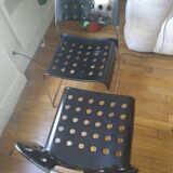 Omkstack steel chair by Rodney Kinsman