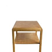 Swedish modern birch side table, late 20th century