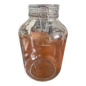 Glass jar with lid 5 liters