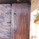 Antique farmhouse table in solid oak – rustic Louis XIII desk