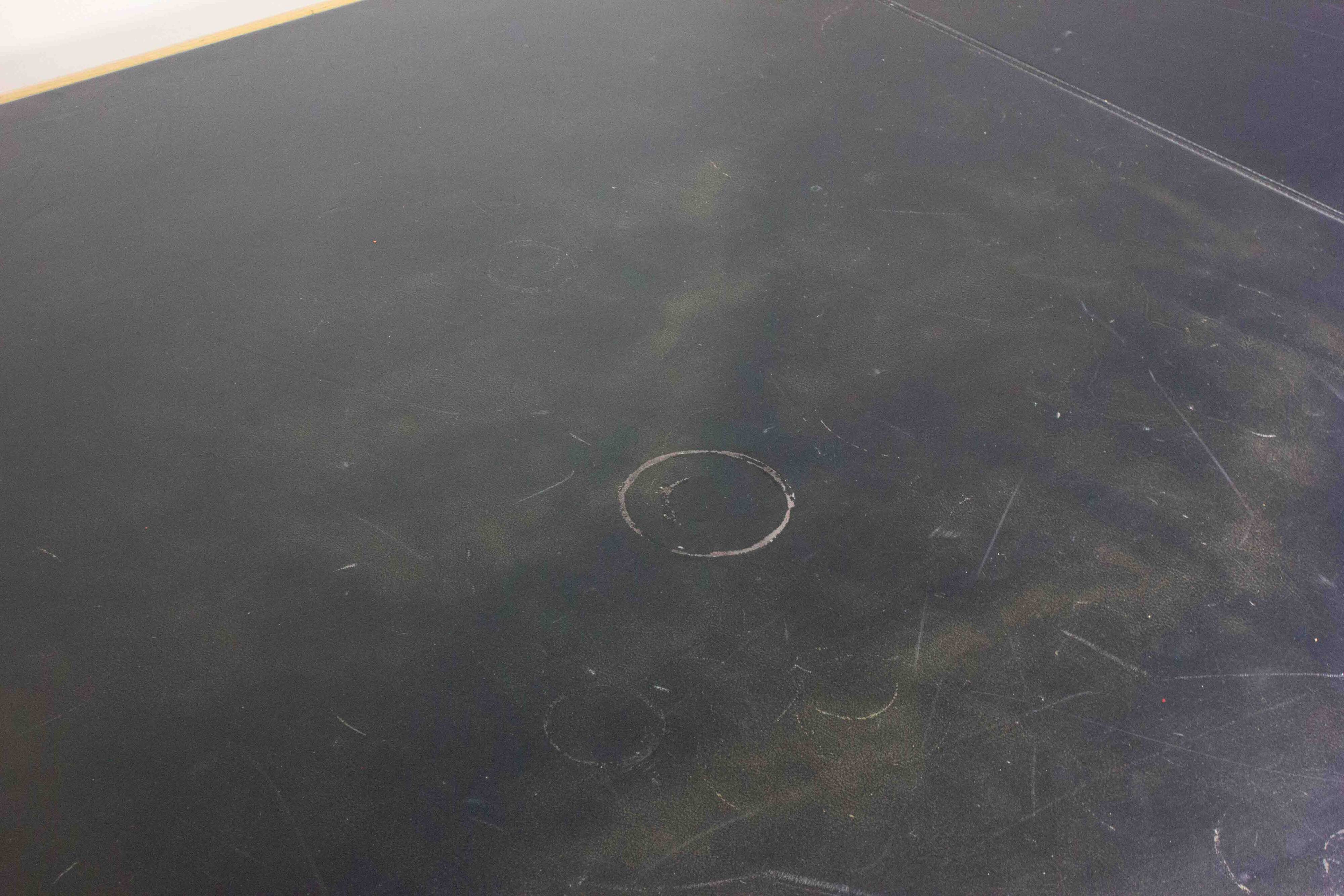 Warren Platner Large Leather Desk by Knoll International, 1973