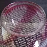 A. D. Copier, Leerdam, Netherlands - Glass vase filigree patterns