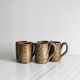 5 pyrite stoneware mugs