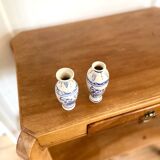 Pair of porcelain soliflores