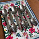 Set of 6 silver-plated table spoons by Hermès, "Charnière"