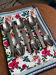 Set of 6 silver-plated table spoons by Hermès, "Charnière"