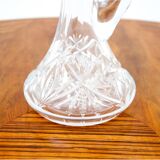 Crystal decanter with glasses, Poland, 1960s