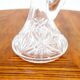Crystal decanter with glasses, Poland, 1960s