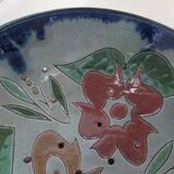 Salad bowl, Catalan ceramic drainer, decorated