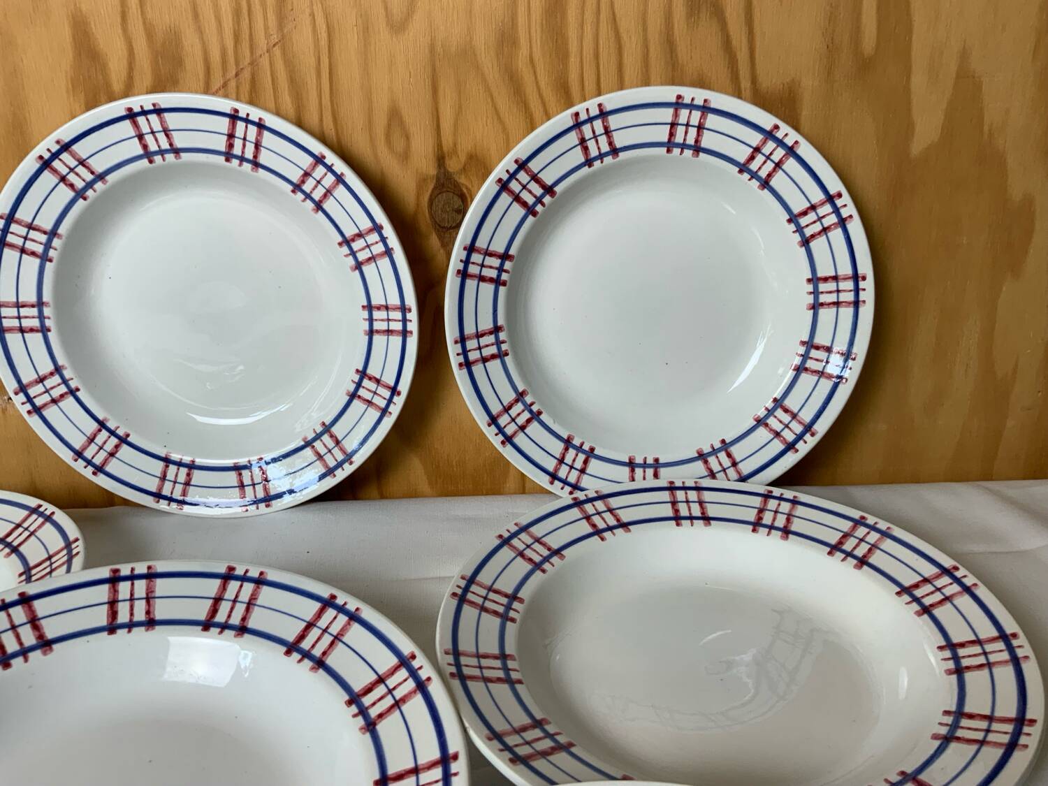 Old soup plates