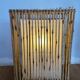 Paire de lampes bambou et toile année 70-80