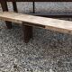 Fir farmhouse table with bench 3m42