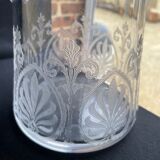 St. louis partie de service à bière art nouveau cristal soufflé et gravé