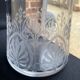 St. Louis - Beer serving party (1) - Art Nouveau - Blown and engraved crystal