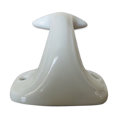 Patère en porcelaine blanche art deco années 30 40