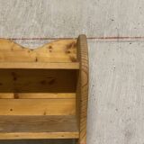 Raw wood shelf