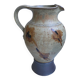 Very large pitcher / ceramic pitcher / glazed pottery 60s-70s signed