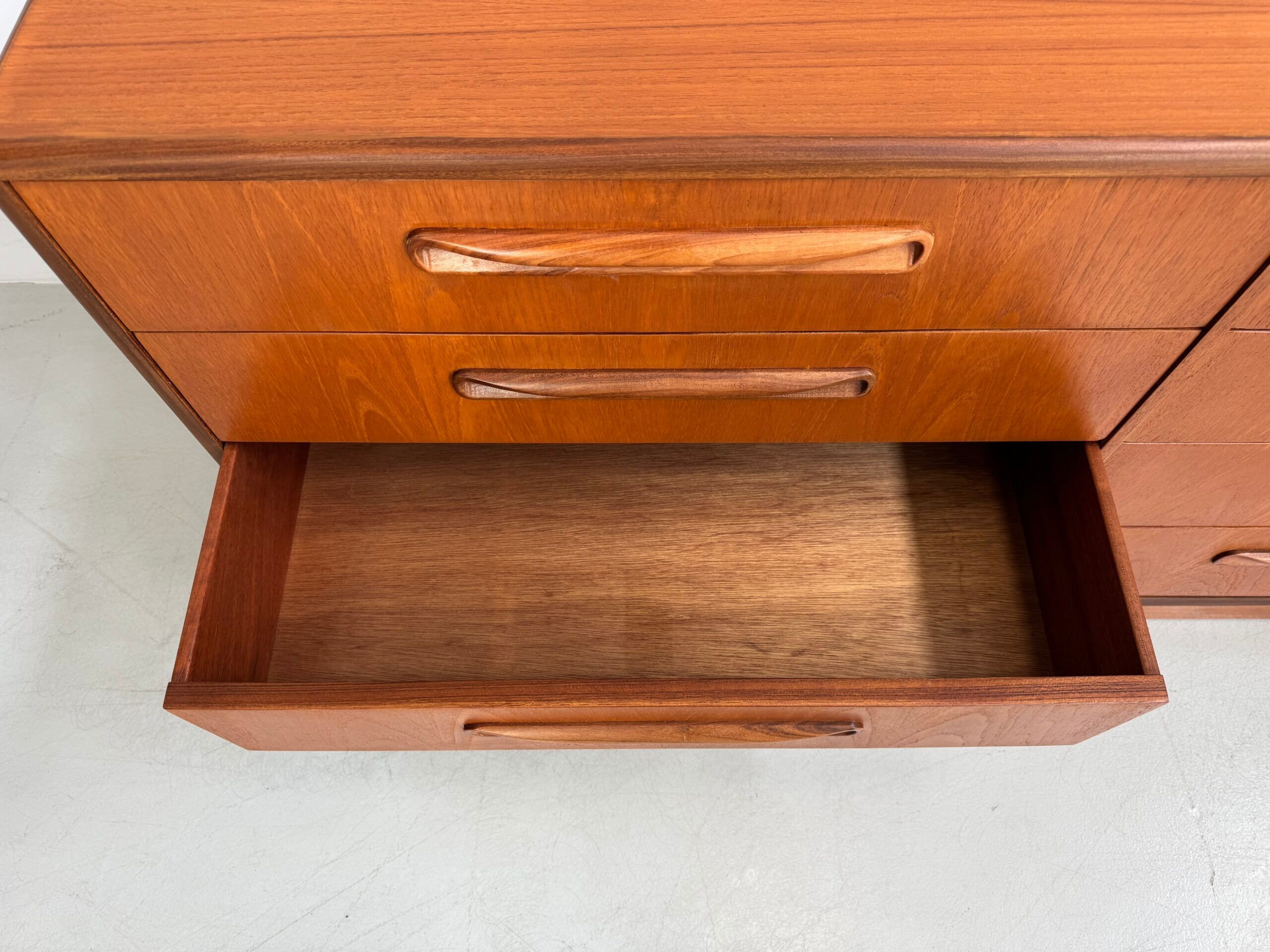 Vintage G-Plan chest of drawers.