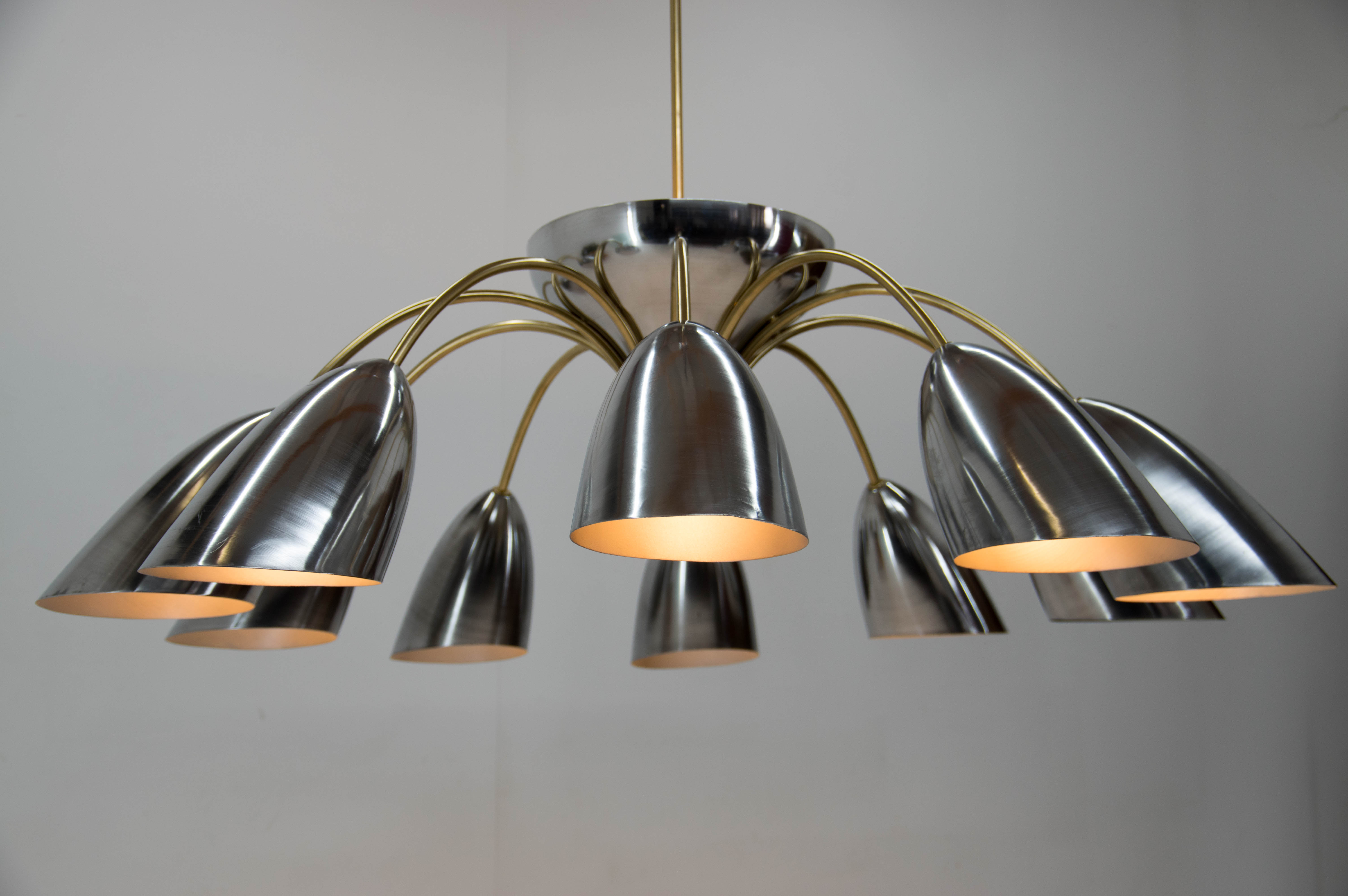 Huge space age chandelier, 1960