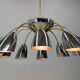 Huge space age chandelier, 1960
