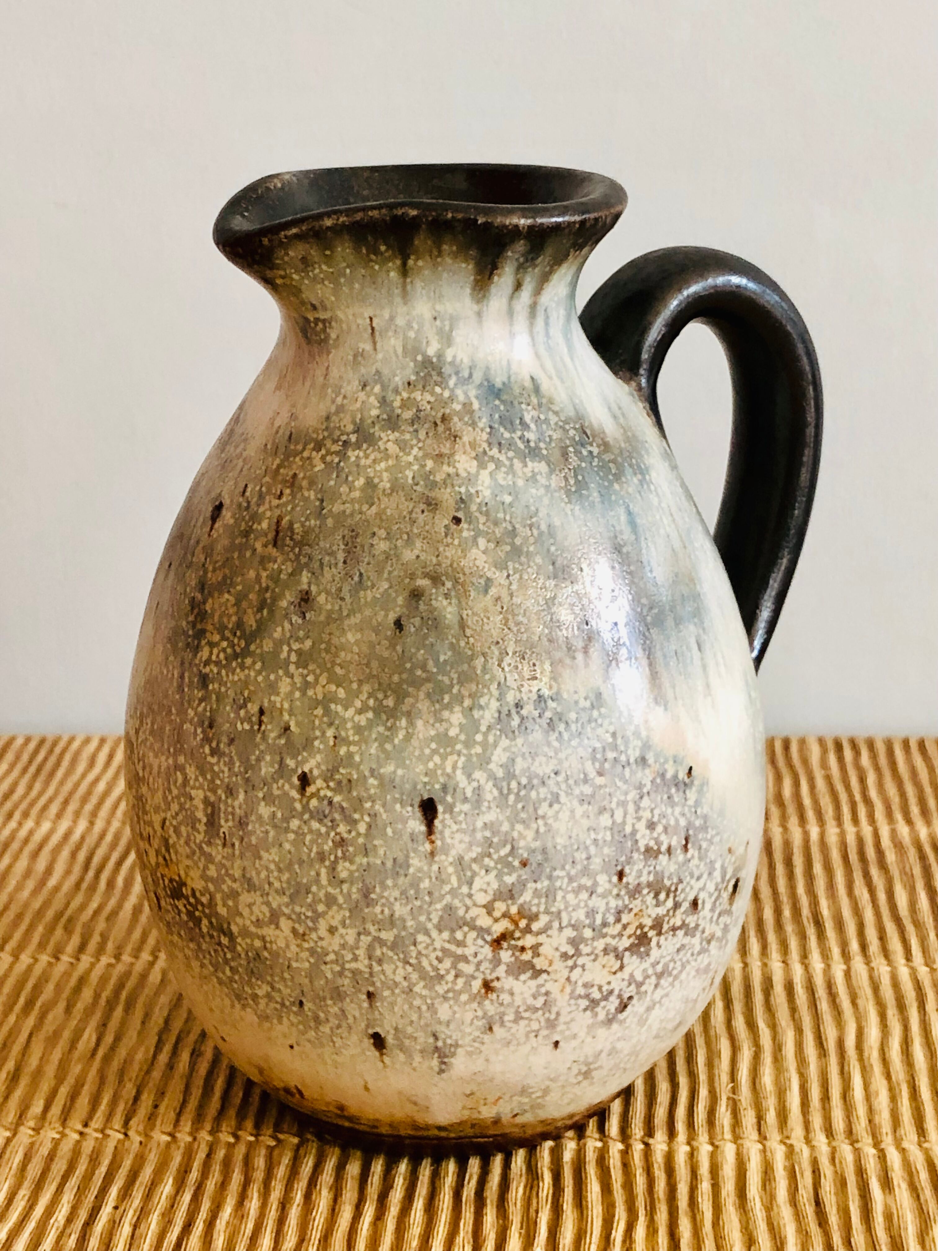 Ceramic soliflore vase by Willy Biron, Belgium 1950