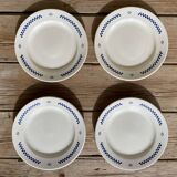 Set of 4 small vintage plates