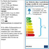 Opaque glass corolla lamp - switch socket