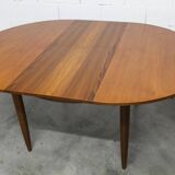 1968 transformable teak table in impeccable condition