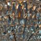 Pearl Bag, Chandelier Trimmed with Rows of Cut Crystal Beads, Circa 1