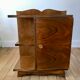 Veneer bedside table and handle flower art deco 30s