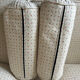 Vintage convertible wooden and cane sofa