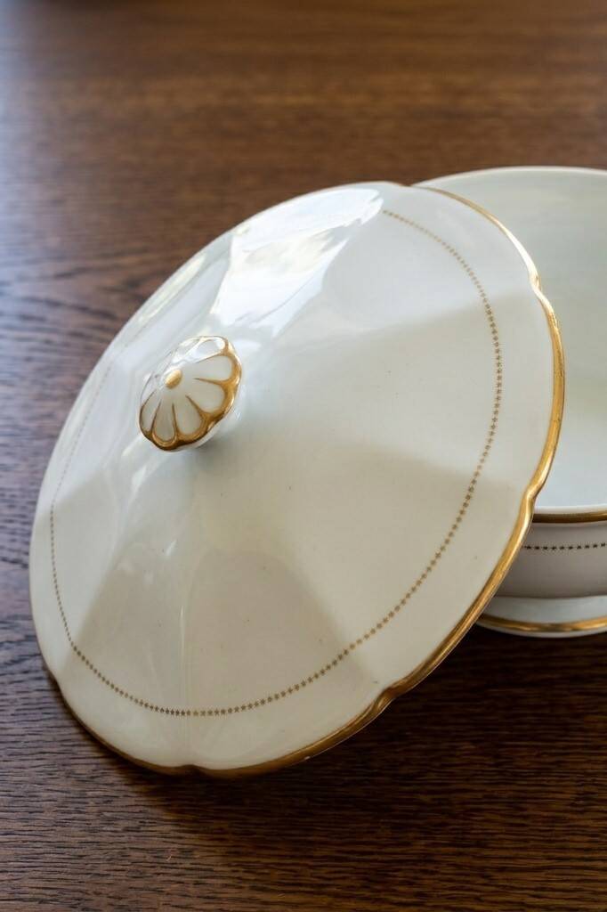 Limoges Porcelain Plate CG Cie Fine Gold Gilding