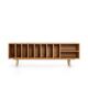 Vinyl Record Storage Cabinet Oak "Silene"