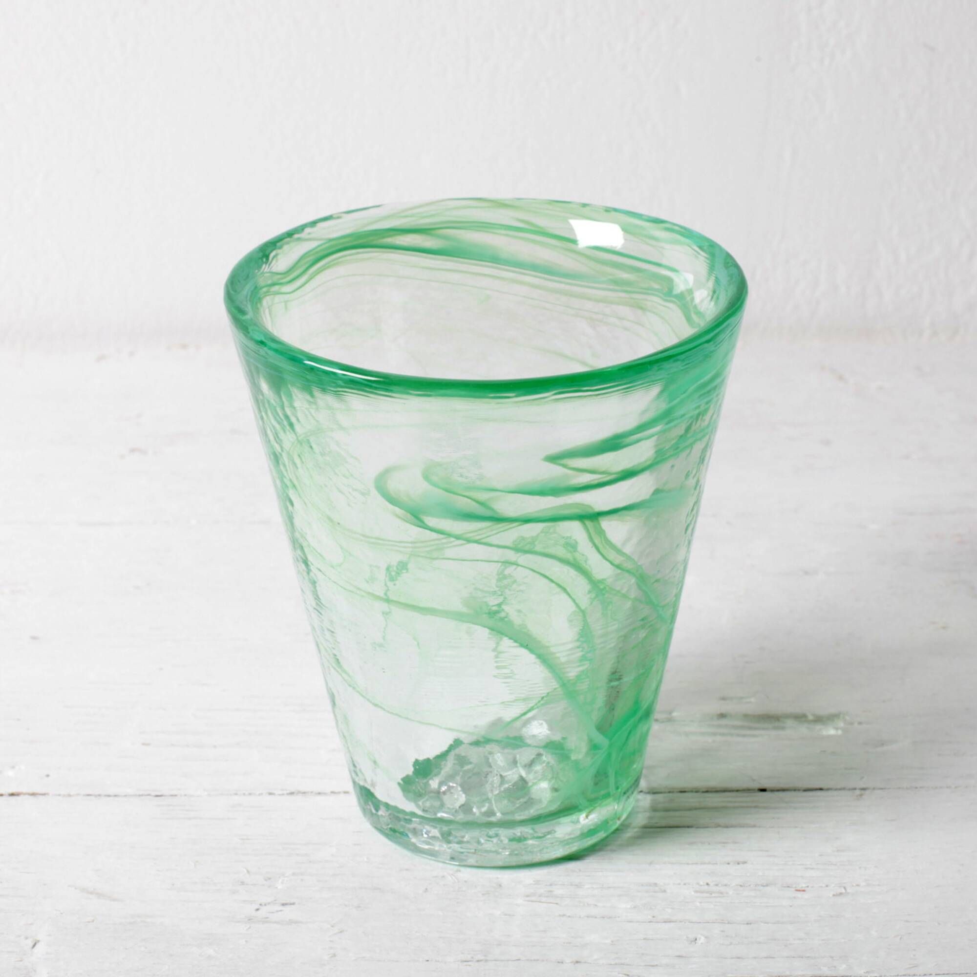 Kosta Boda Green Glass 'Mine' by Ulrica Hydman Vallien / Sweden / 2002