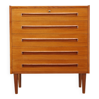 1960s Danish Teak Chest of Drawers