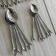 Set de 20 couverts en métal argenté brillant