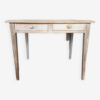 Old patinated farm table