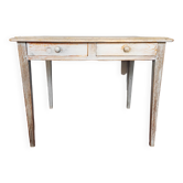 Old patinated farmhouse table