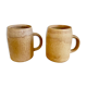 Duo de chopes en grès