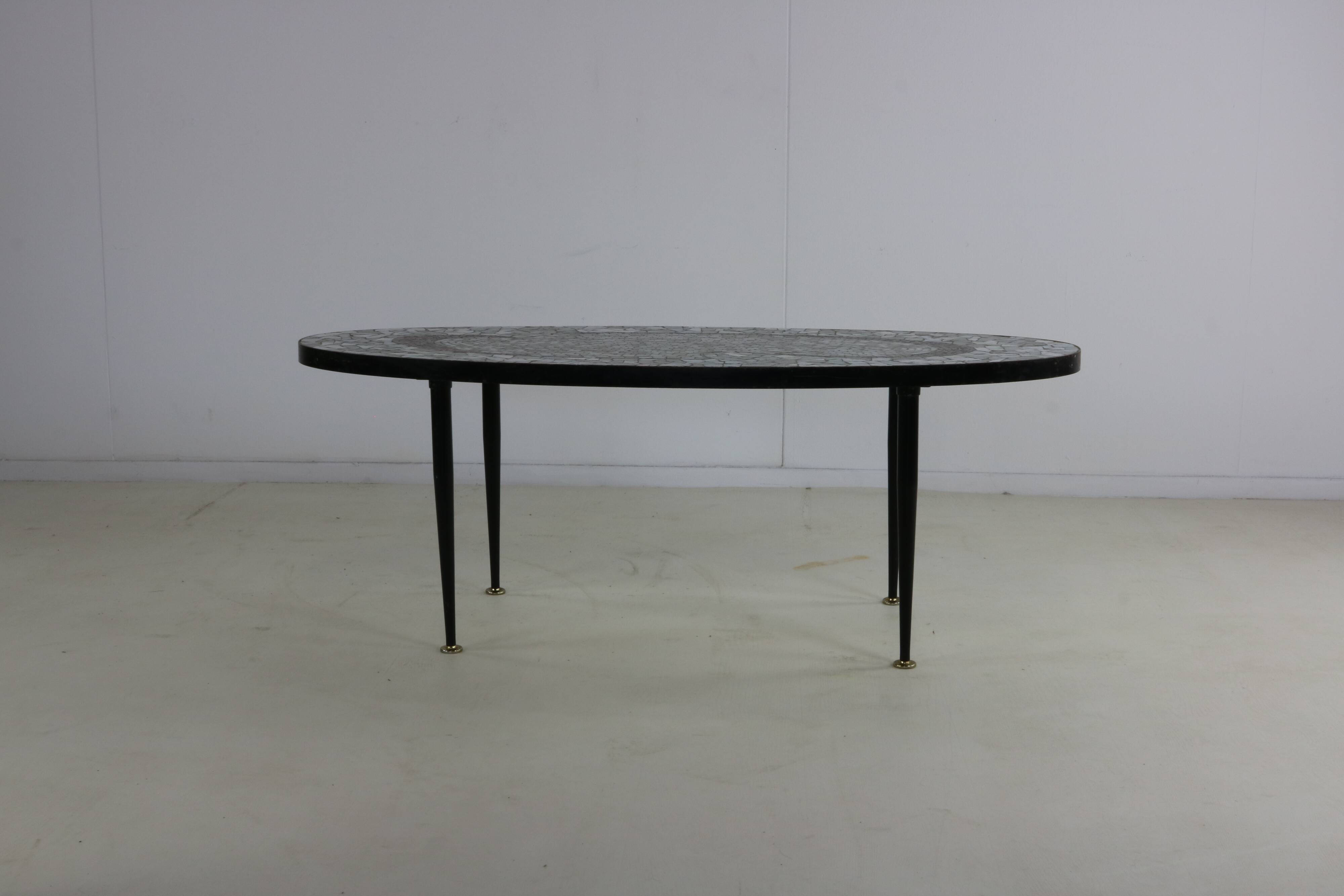 Sixties mosaic coffee table by Berthold Müller