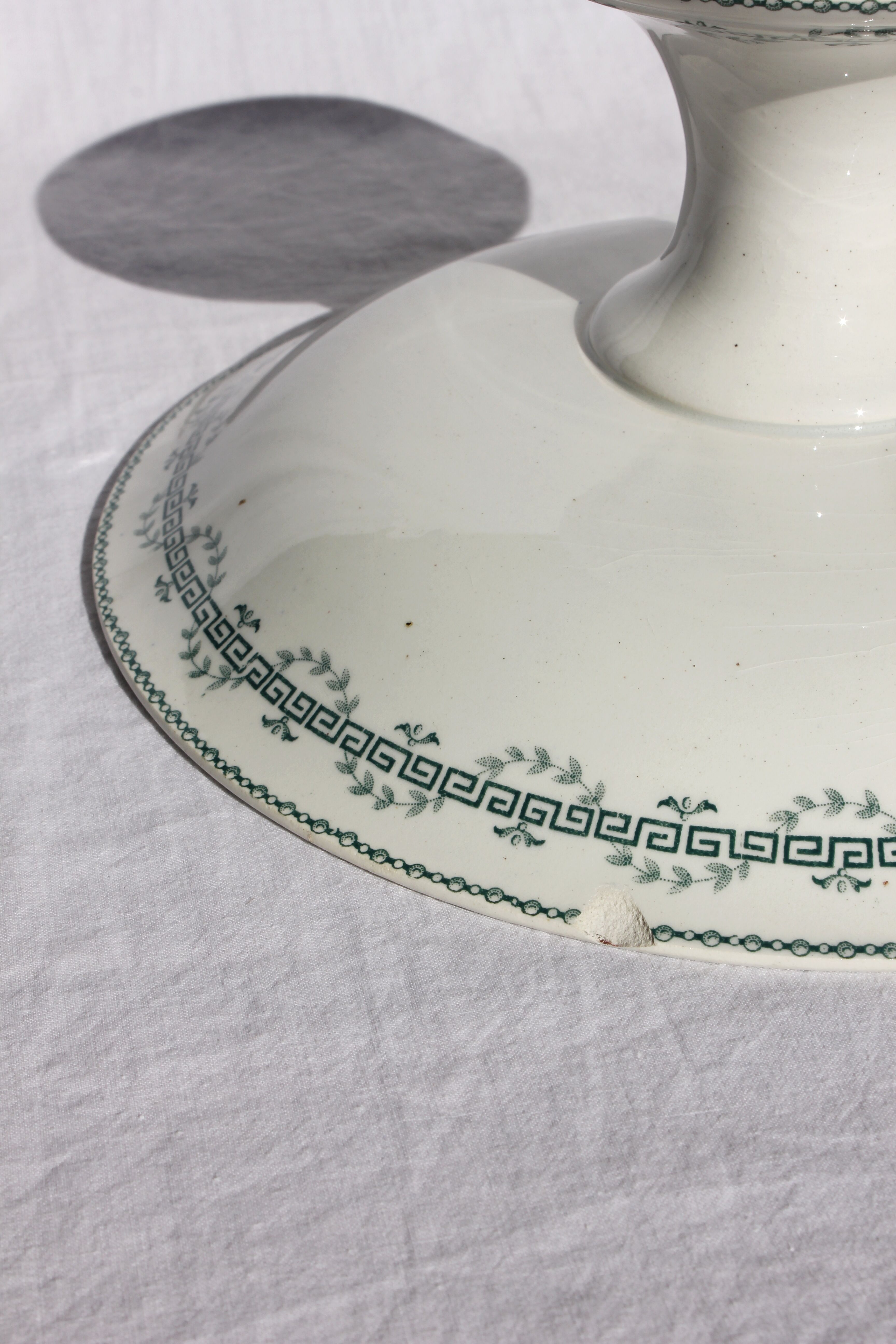 Compotier in iron earth "Austerlitz" Gien