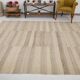 7x10 Beige & Brown Ethnic Kilim Rug 220x301Cm SK 35391