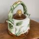 Chinese-American Majolica Turtle & Underwater Landscape Teapot, Vintage Shiwan Ware by RC Creations