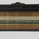 Panoramic view of Venice in a 20th century carved walnut frame