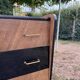 Scandinavian style wooden chest of drawers