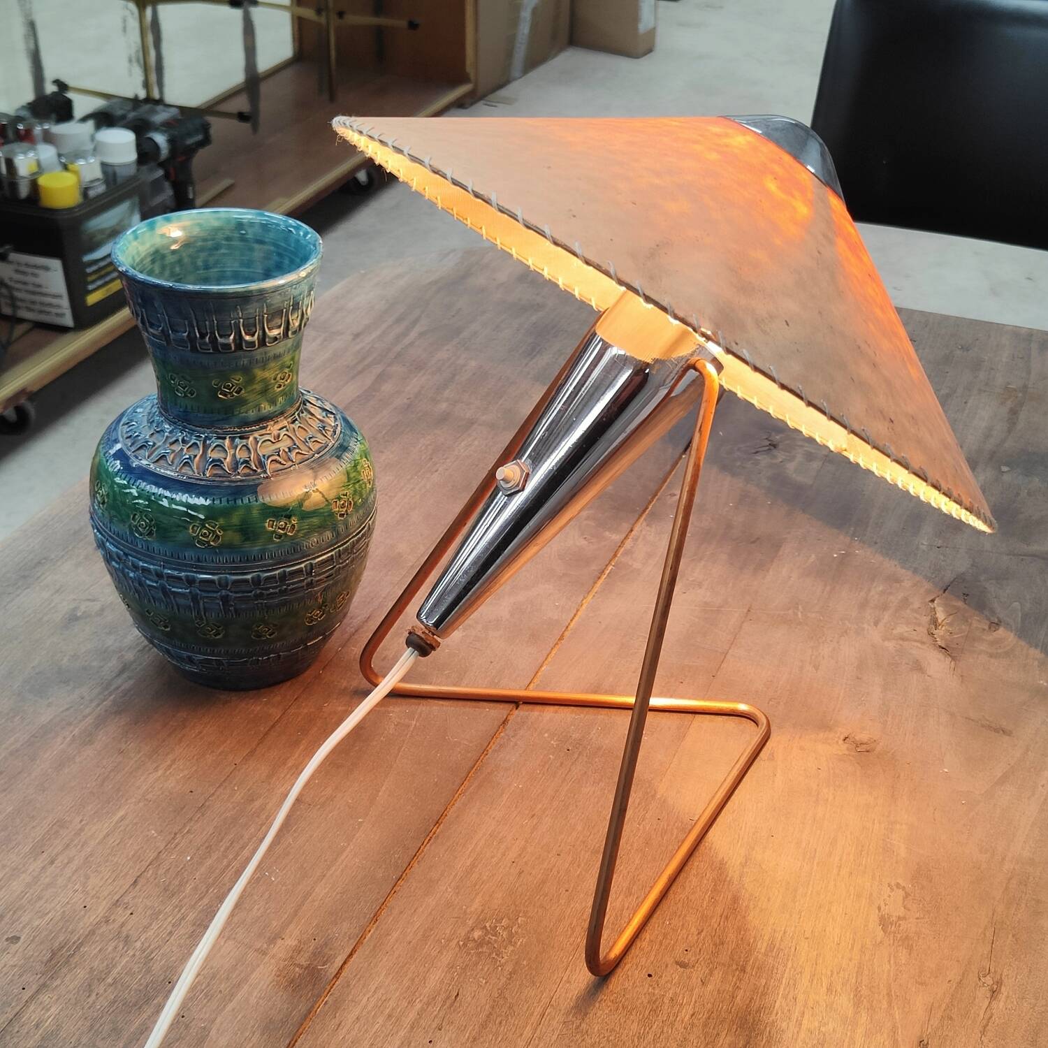 Large table or wall lamp by Helena Frantova for Okolo 1953