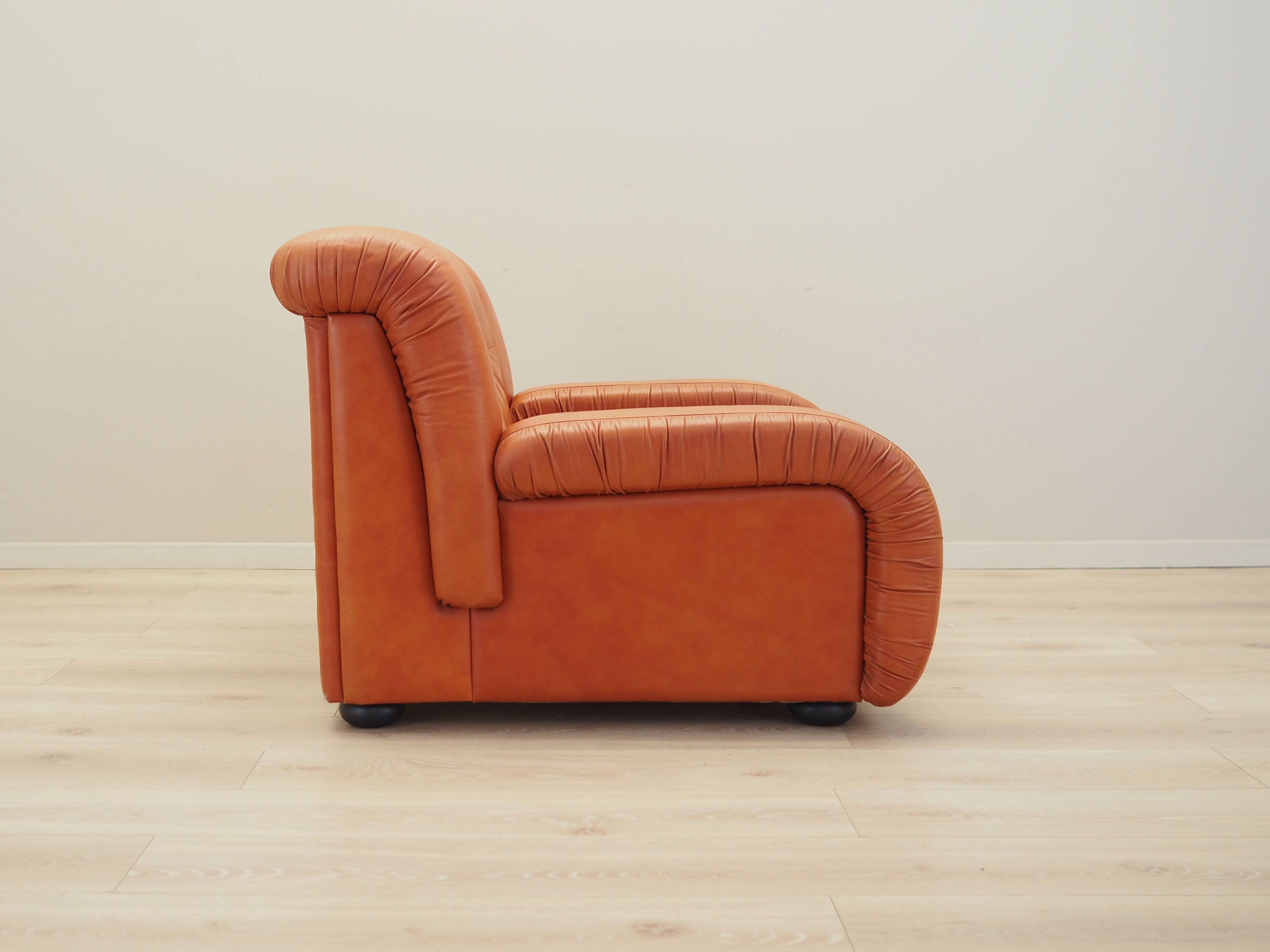 Red armchair, Danish design, 1970s, production: Denmark
