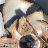 Metal flowers floor lamp